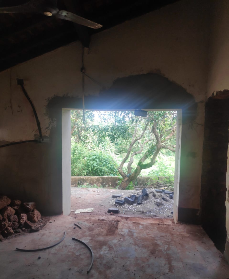 Downstairs area before interior design makeover