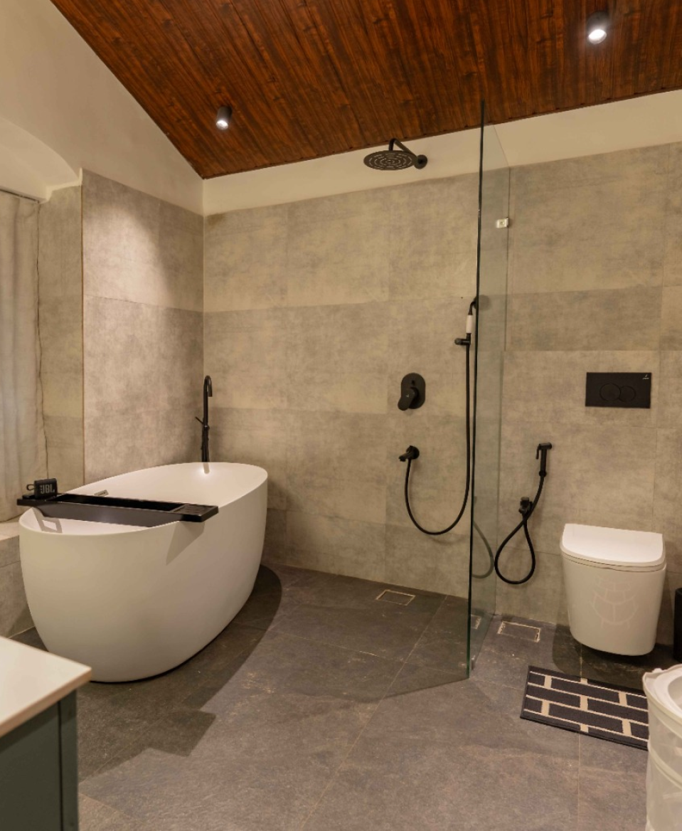 Bathroom after high-end interior design transformation