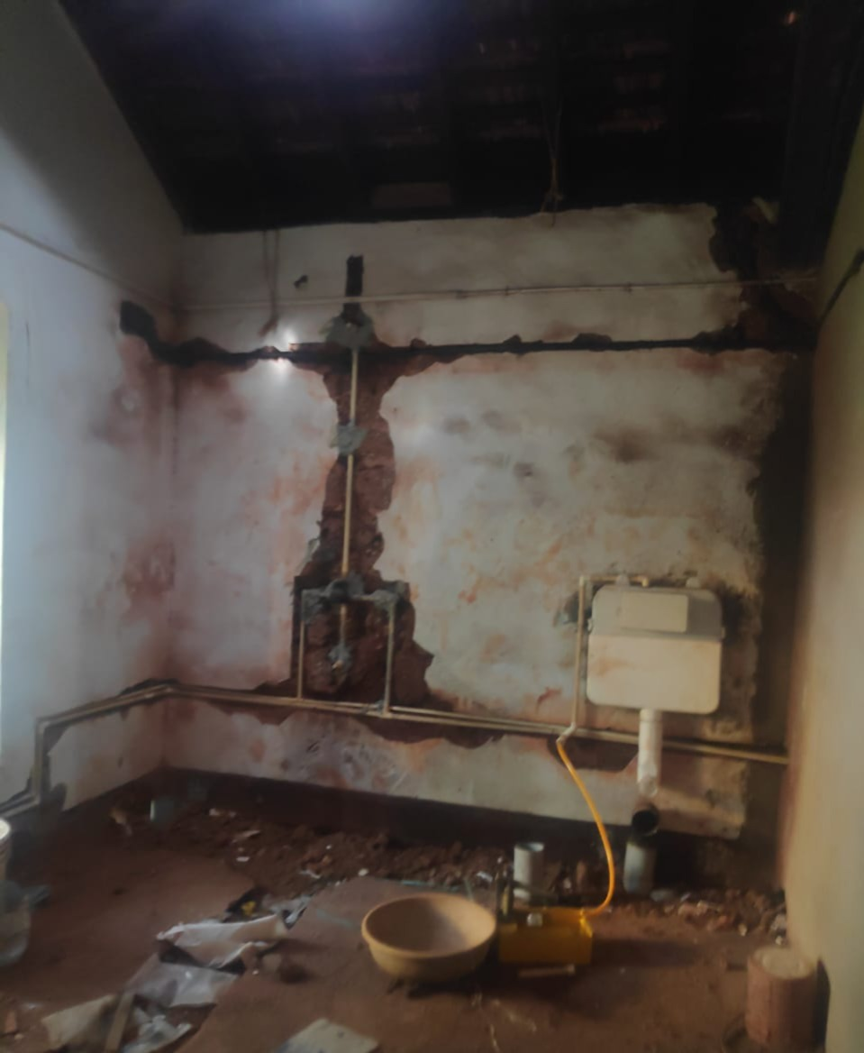 Bathroom before luxury interior design renovation